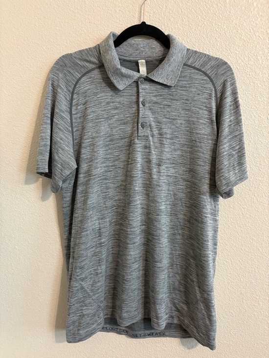 lululemon athletica Other - Lululemon metal vent tech polo shirt in gray